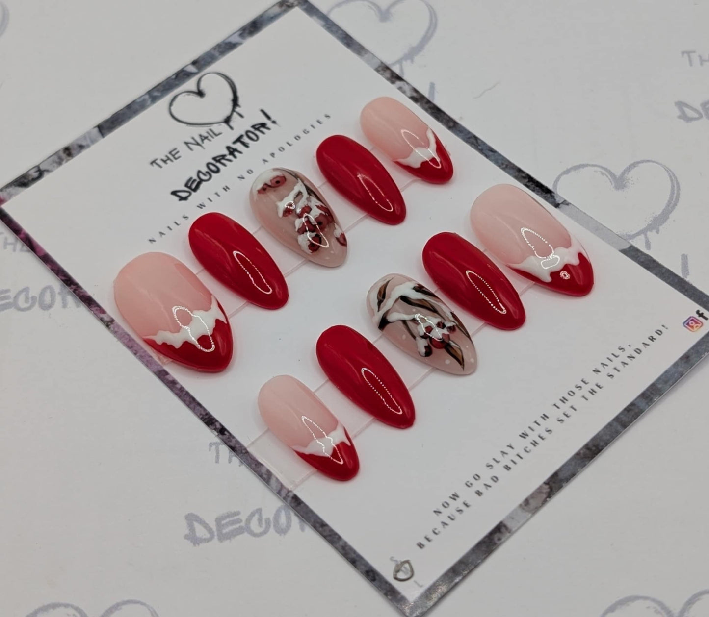 Berry Alluring Bespoke Press-On Nails